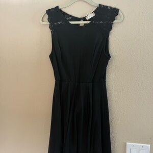 Altar'd State Black Lace Mini Dress